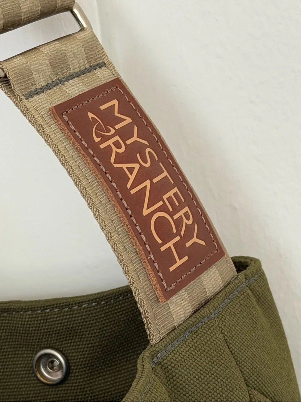 Olive Green Messenger Tote for Men Mystery Ranch